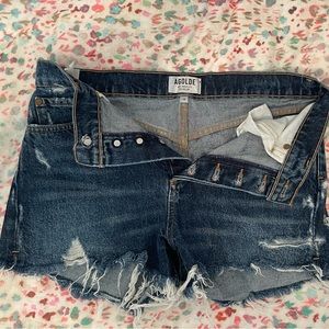 Revolve AGOLDE Jaden High Rise Cut Off